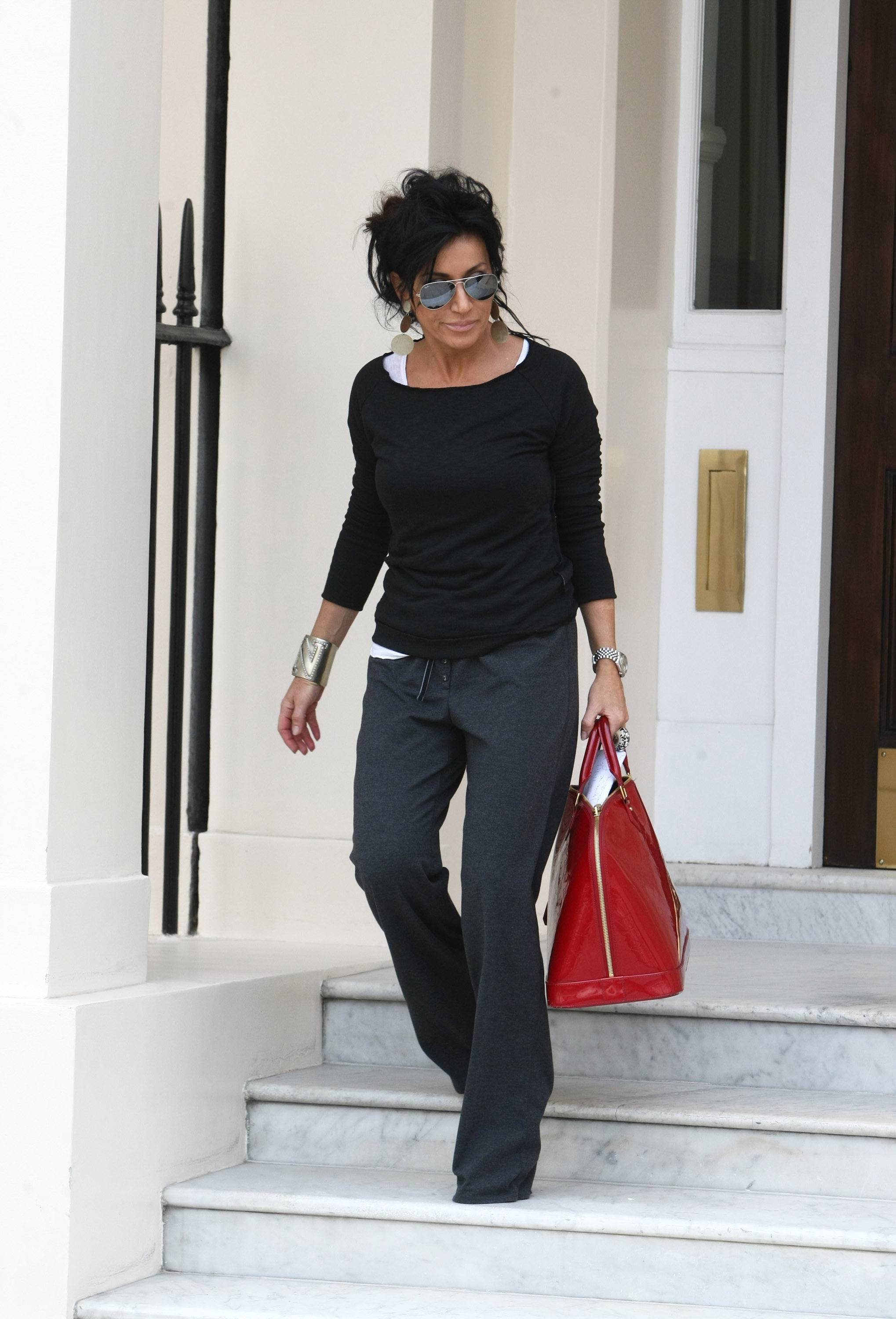 Nancy Dell'Olio is seen leaving a medical building on Harley Street | Picture 101276